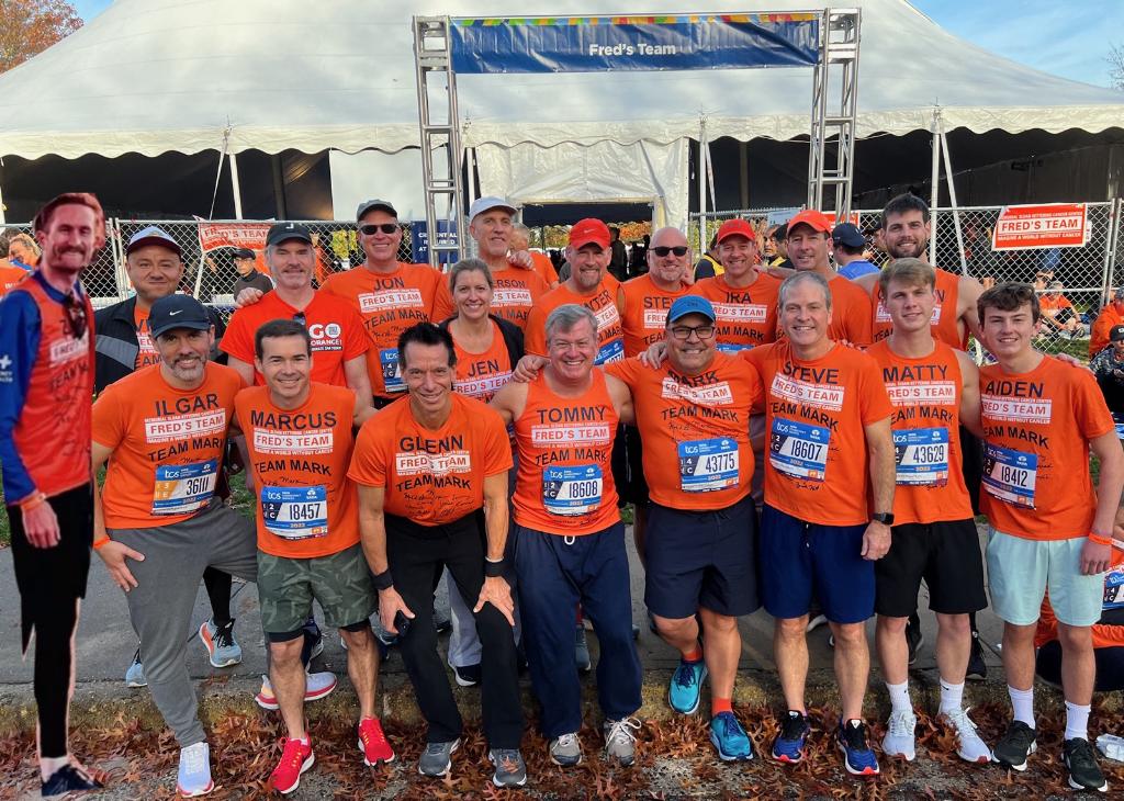 Fred's Team Mark runners at the NYC Marathon